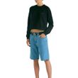 Moletom Feminino Volcom Raglan Careca PRETO-VLBL010037- -3-